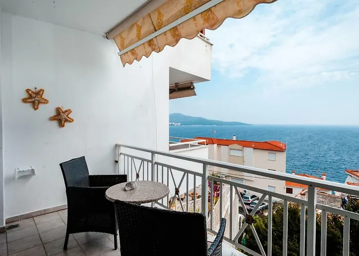 Casa Bianca μεζονέτα με θέα στη θάλασσα * Néos Marmarás